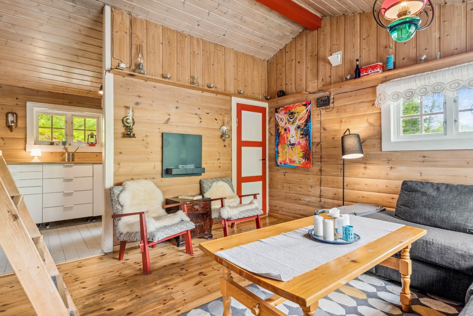 Det er delvis åpen løsning videre til stuen Galleribilde