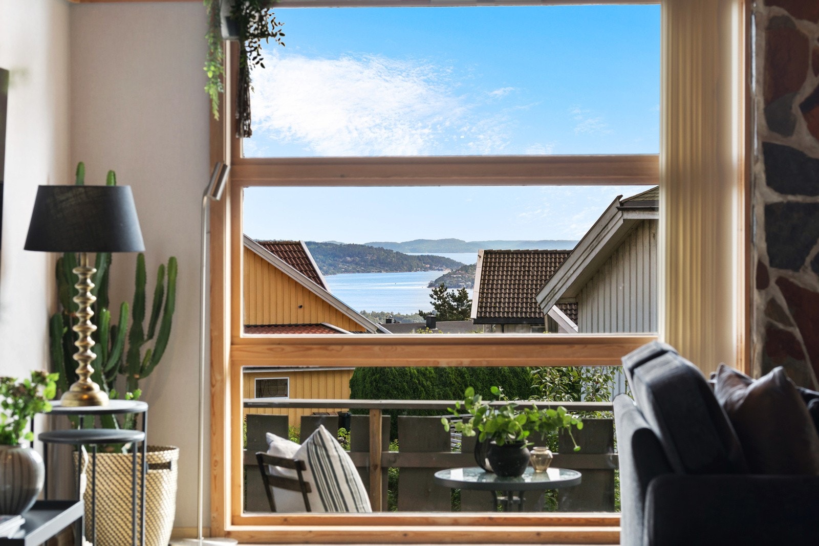 Fjordutsikt fra stuen Galleribilde