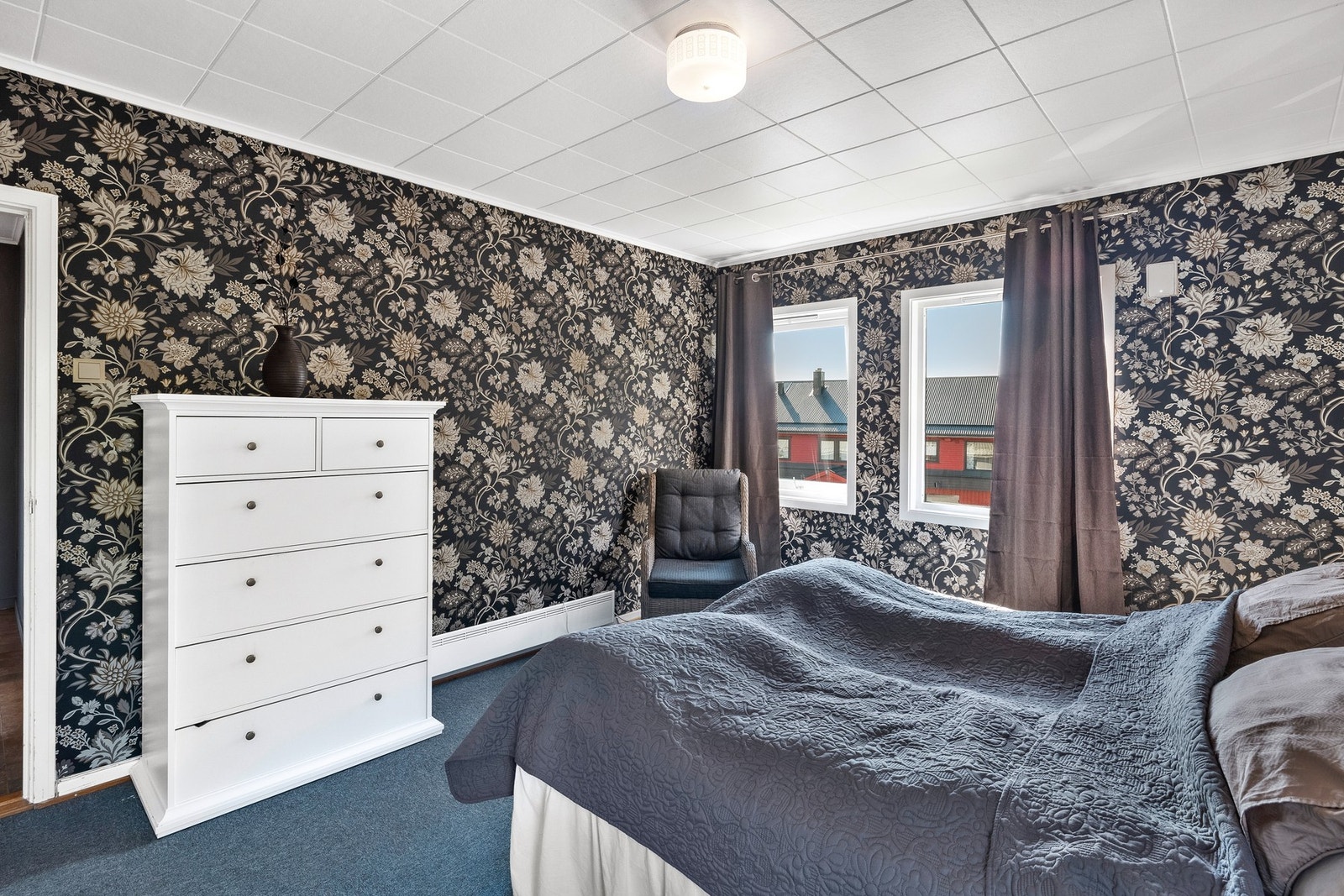 Romslig soverom Galleribilde