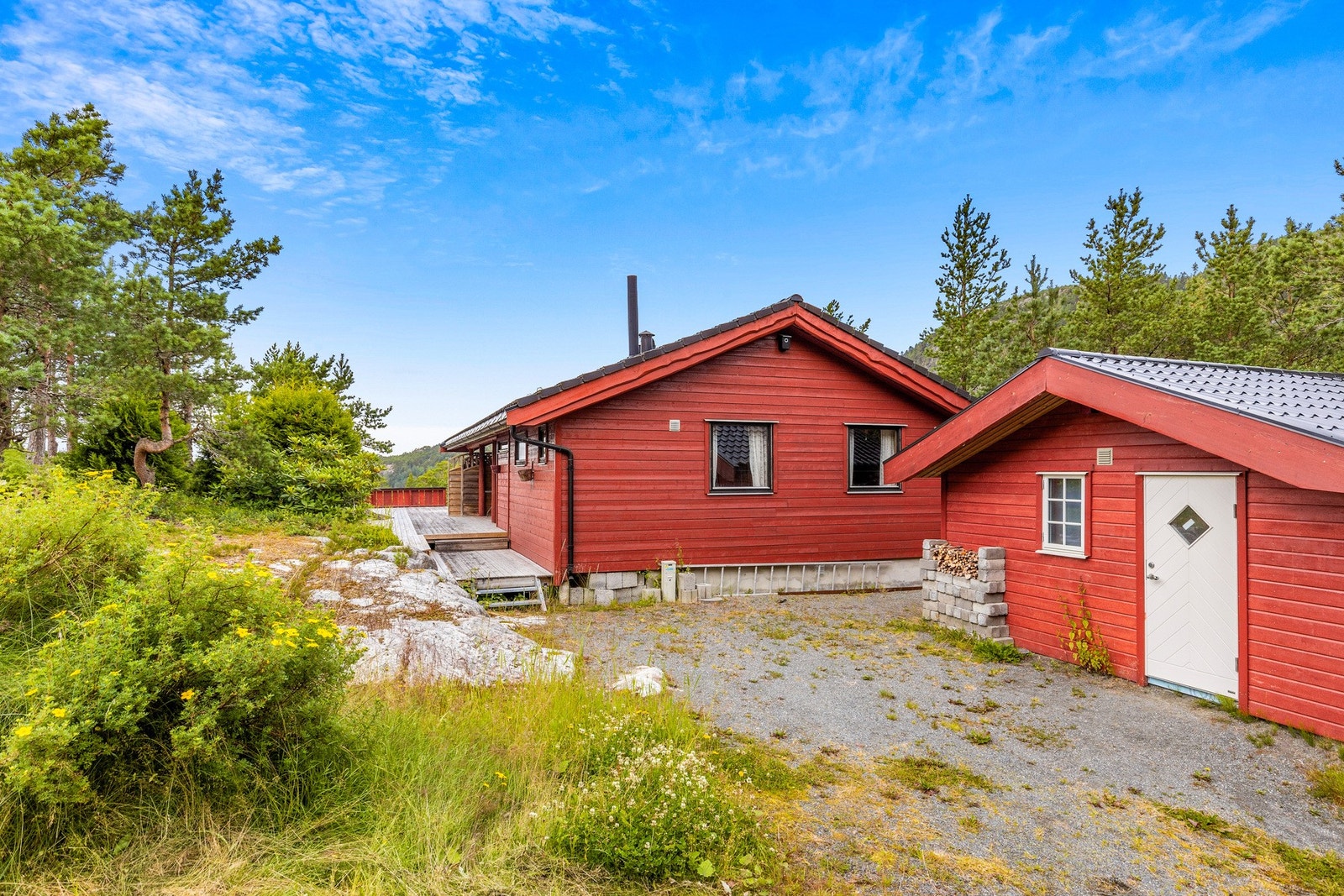 Redskapsboden har støpt dekke, og kan med relativt enkle grep isoleres. Galleribilde