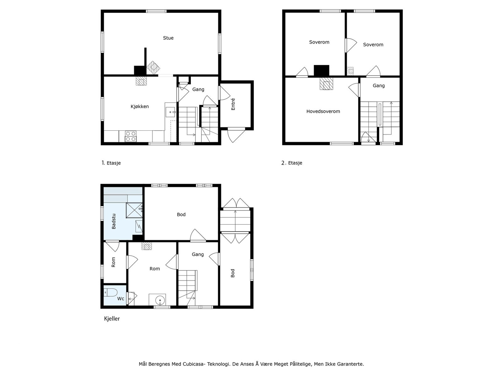 Tegningen er en illustrasjon. Megler/selger tar ikke ansvar for eventuelle avvik i forhold til boligens innredning. Rommenes benevnelse kan også avvike fra dagens bruk av disse Galleribilde