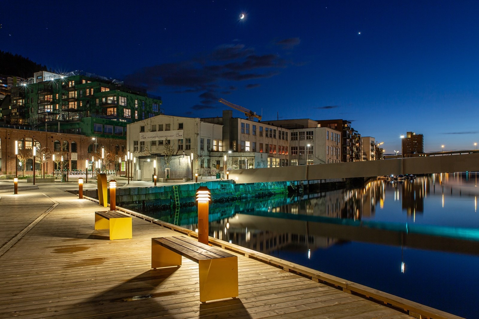 - Nærområdet er like flott på kveldstid som på dagtid! - Galleribilde