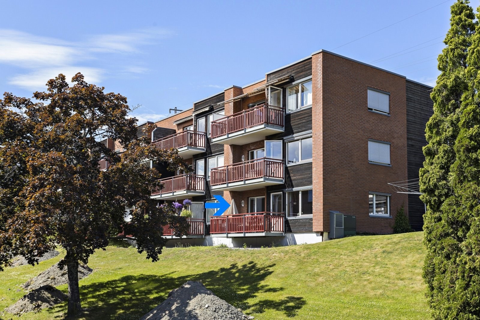Nyere leilighetskompleks med sentral beliggenhet på Åssiden. Galleribilde