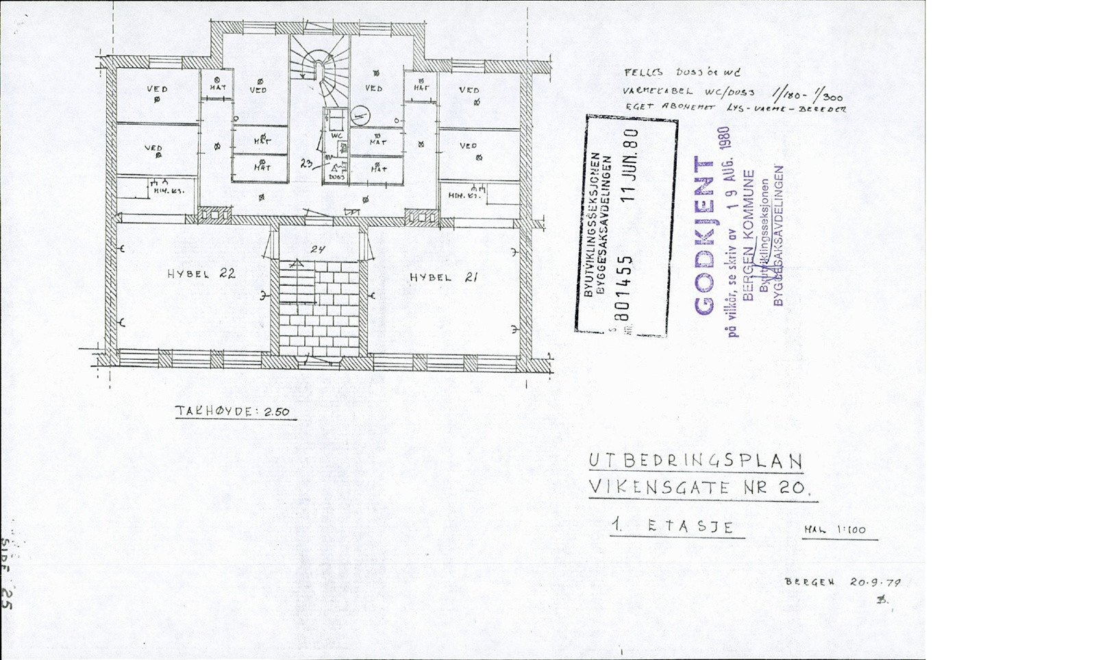 Tegning U.etg Galleribilde