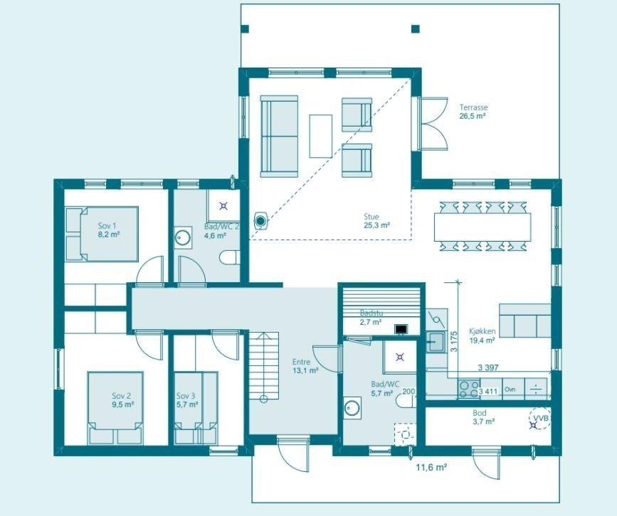Grunnplan Galleribilde