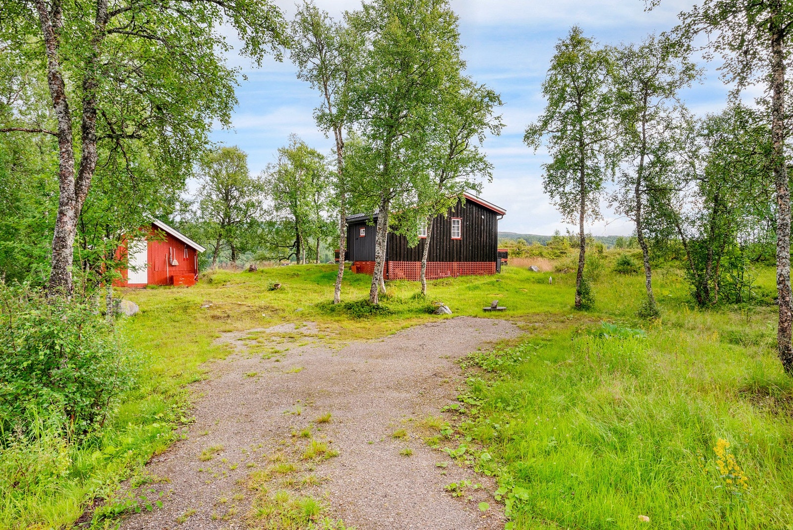 Parkering på egen tomt. Galleribilde
