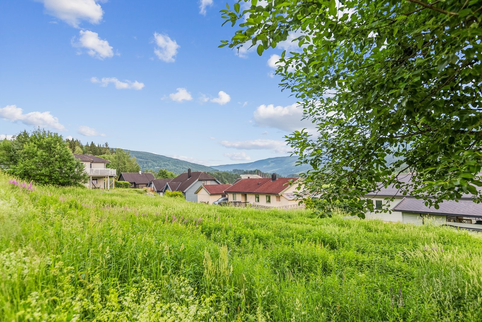 i Gausdal er det fritak for eiendomsskatt på nybygde boliger de første 5 år. Galleribilde