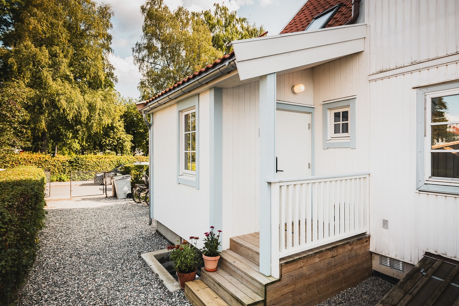Pent opparbeidet inngangsparti. Galleribilde