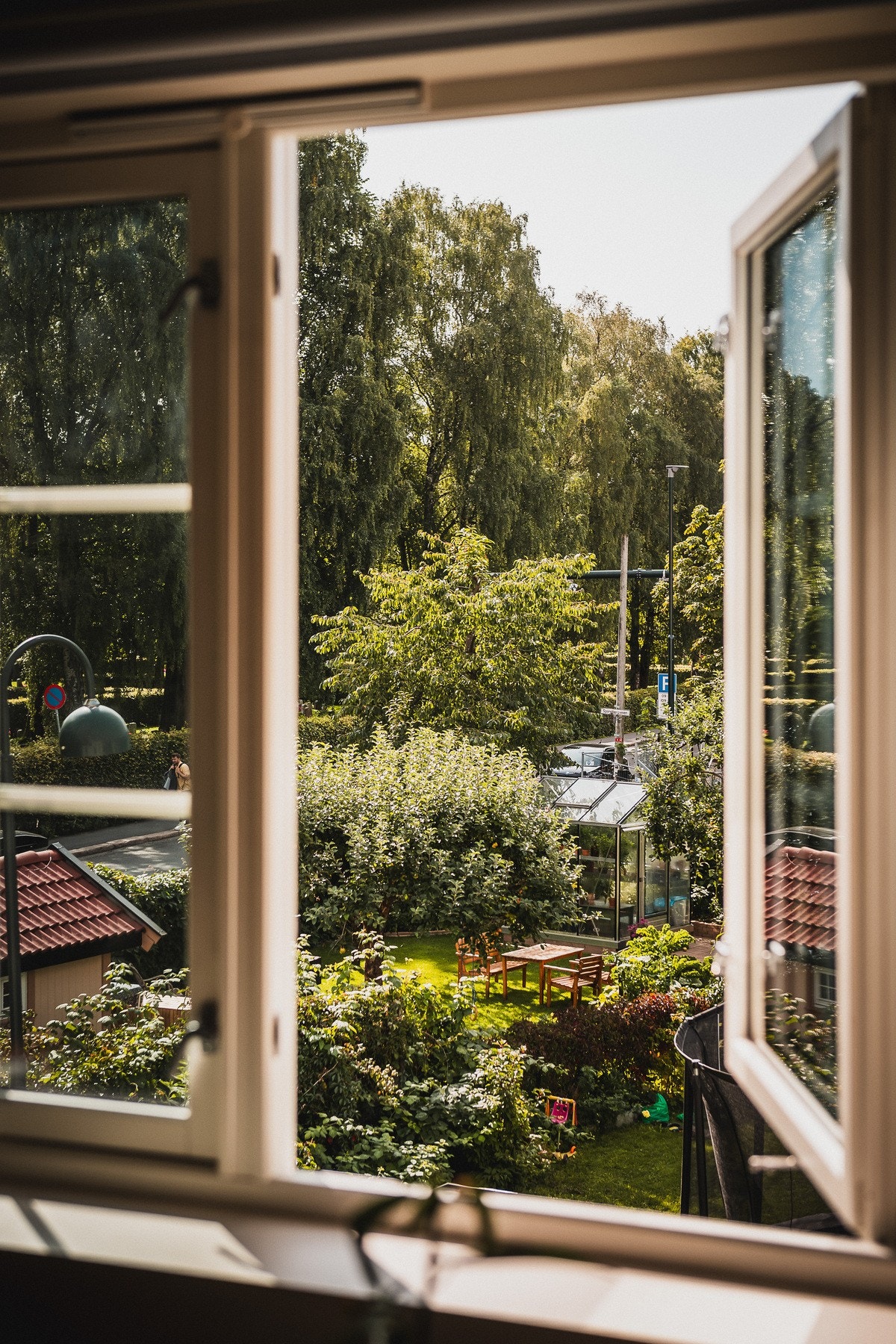 Særdeles idyllisk utsyn fra vinduene. Galleribilde