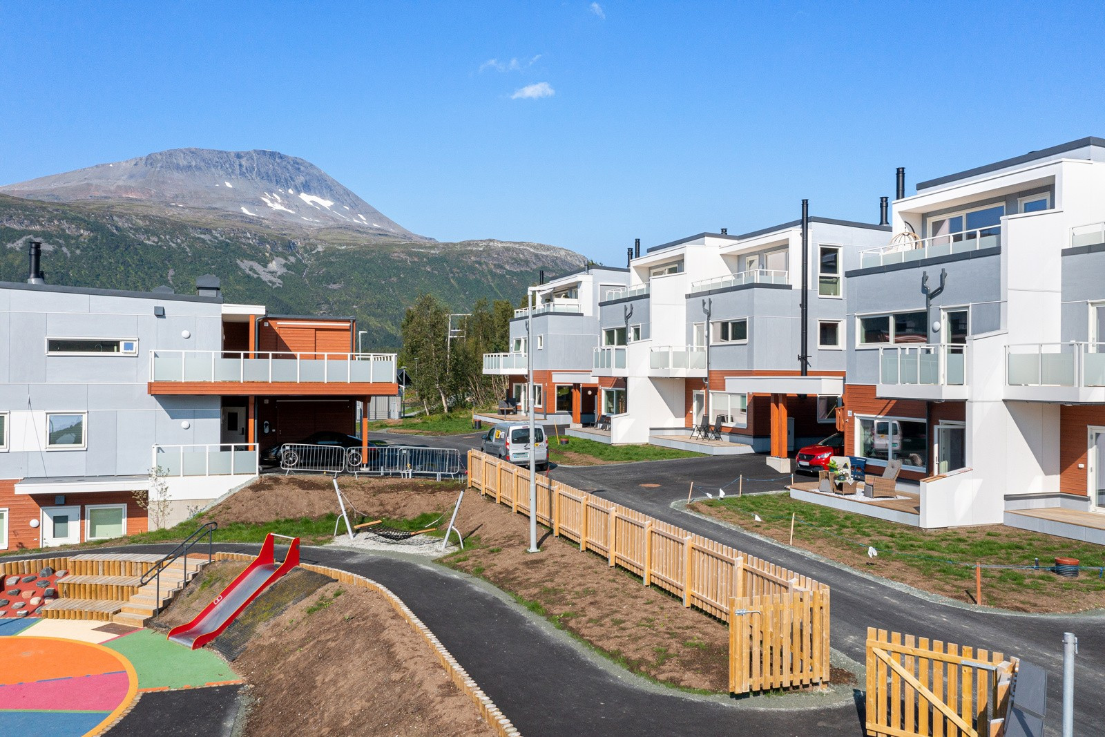 Flott opparbeidet uteområde