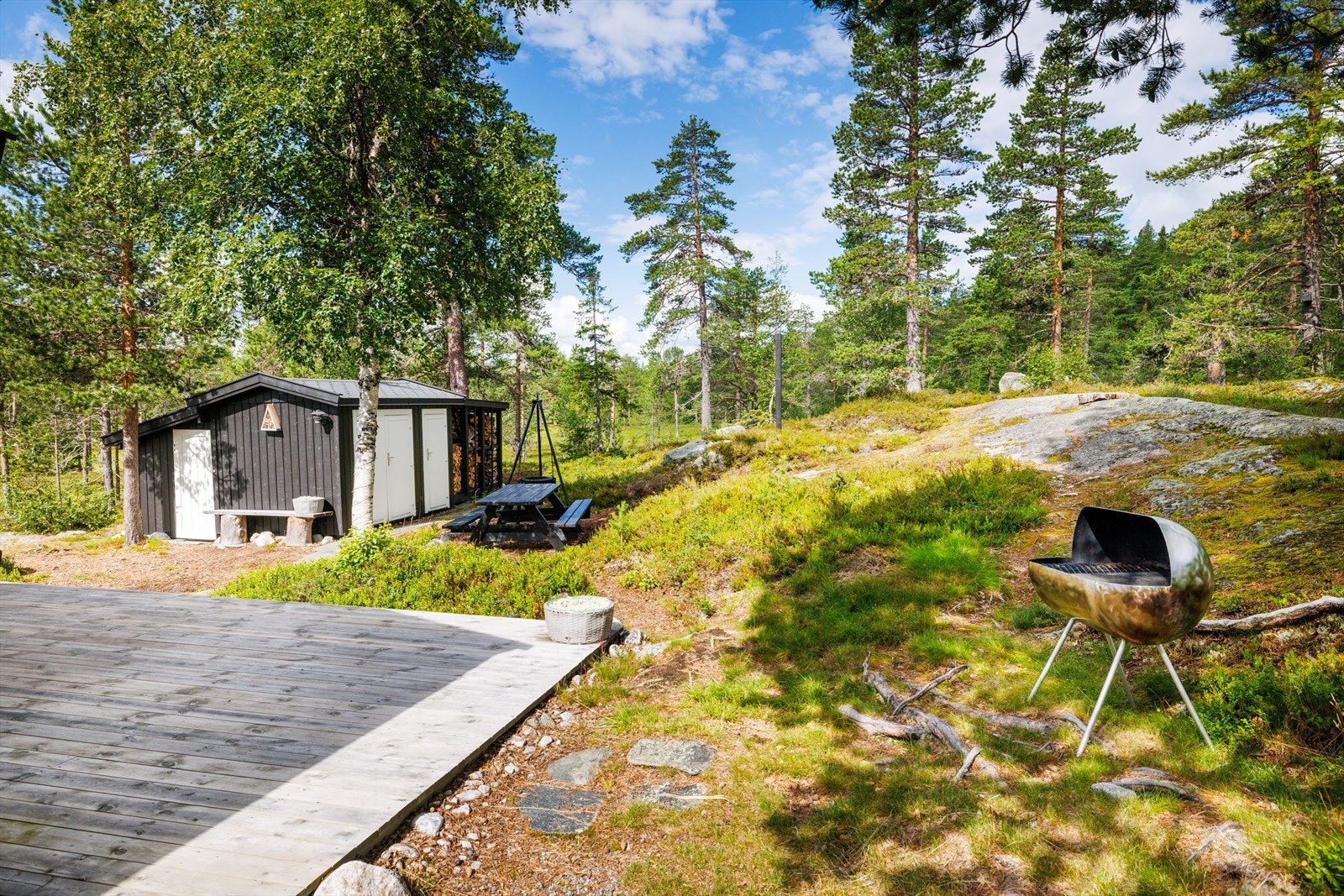 Hytta er et utmerket utgangspunkt for flotte naturopplevelser året rundt. Galleribilde