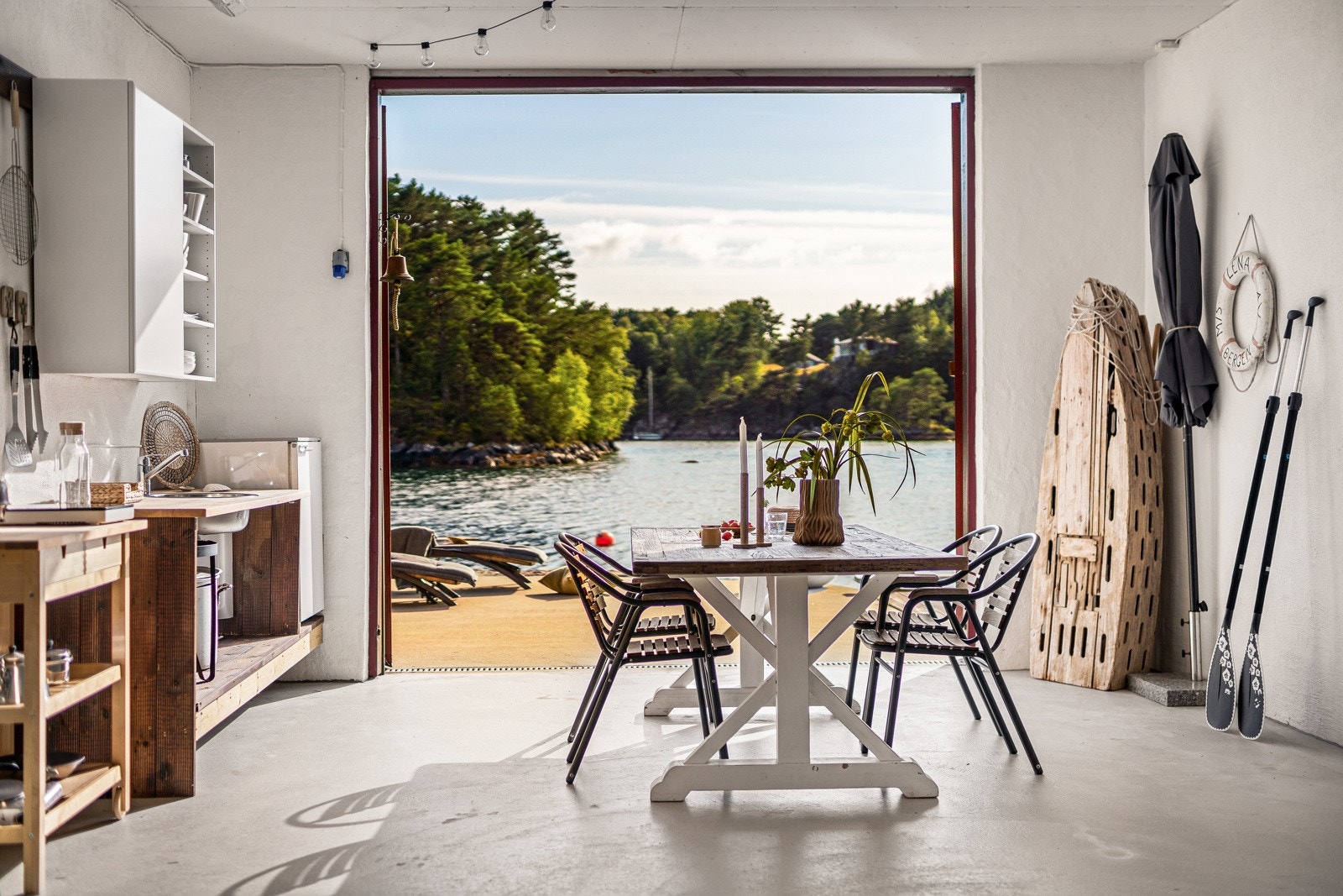 Nøstet er perfekt til sosiale sammenkomster, både inne og ute. Galleribilde