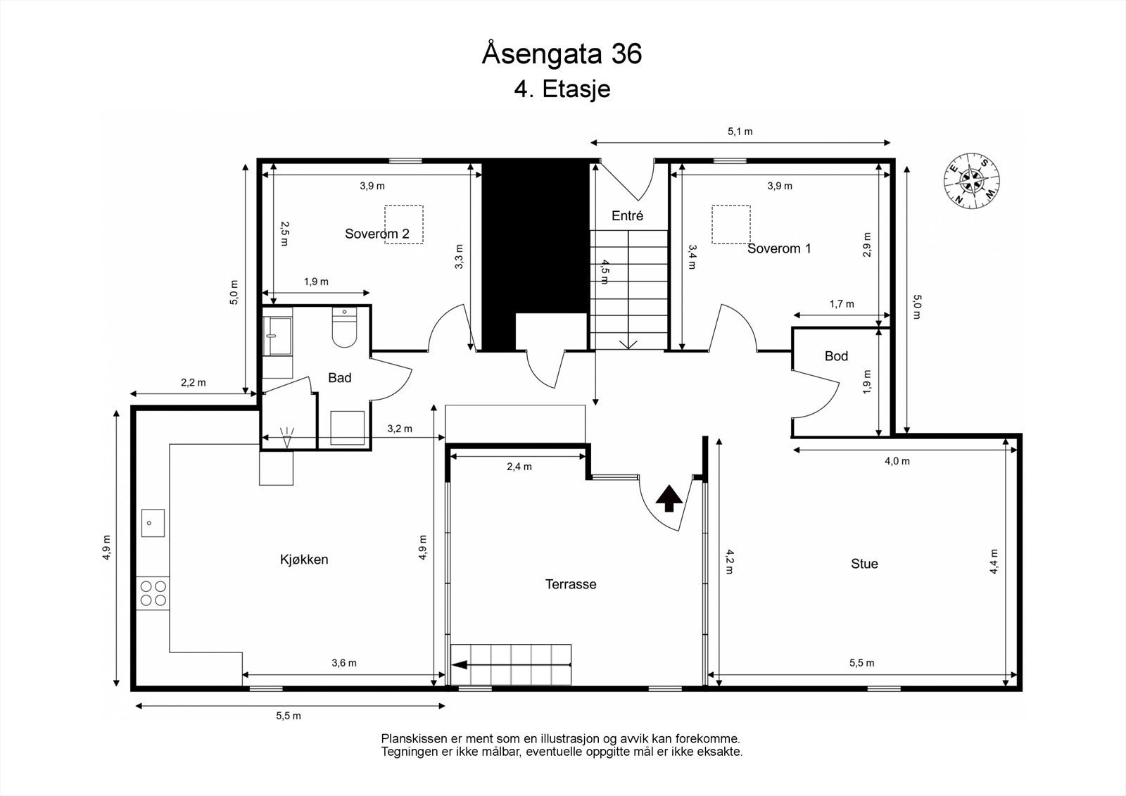 Plantegning Galleribilde