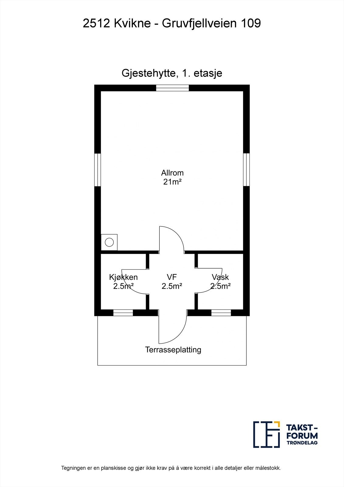 Planskisse Galleribilde