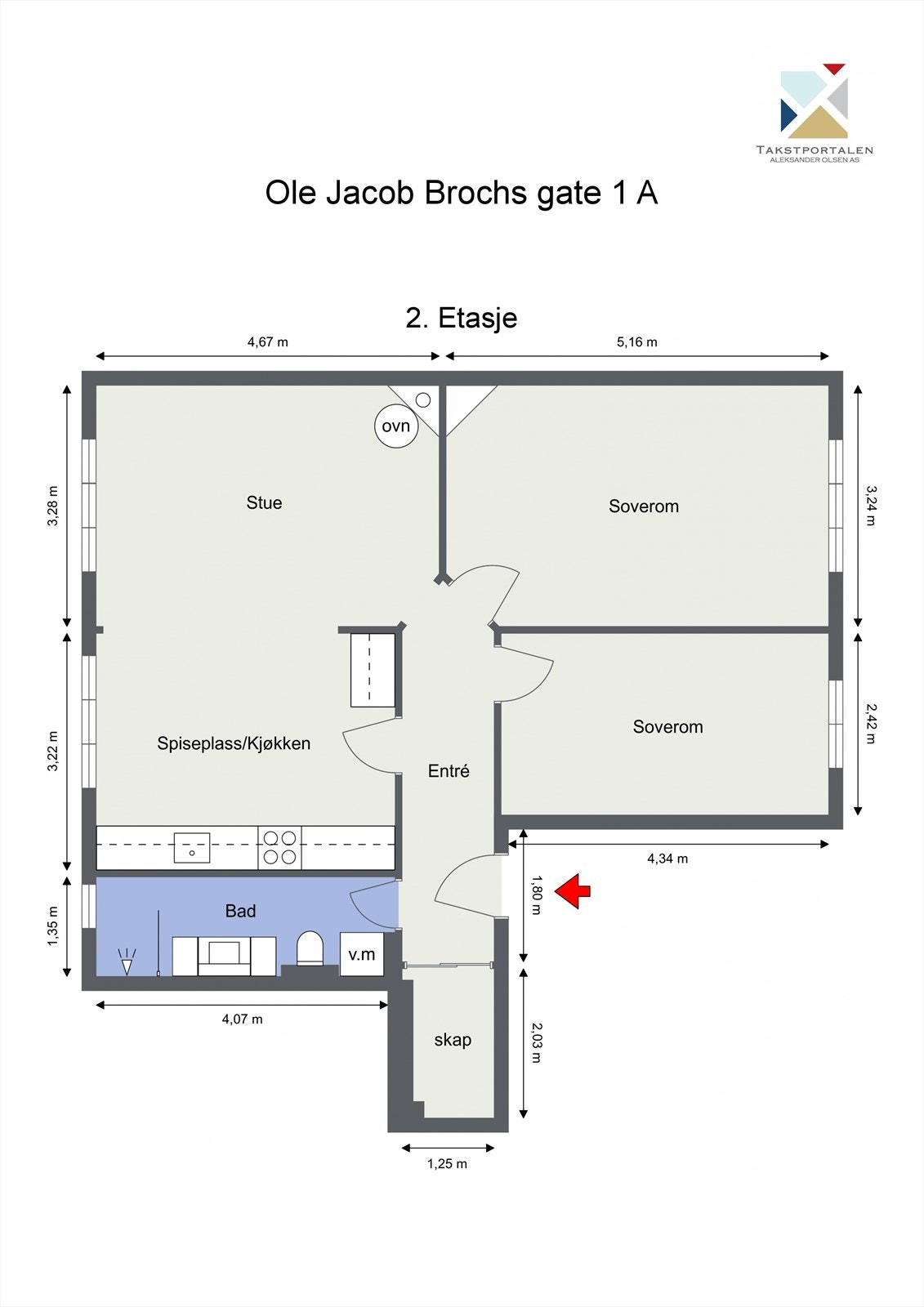 Plantegning Galleribilde