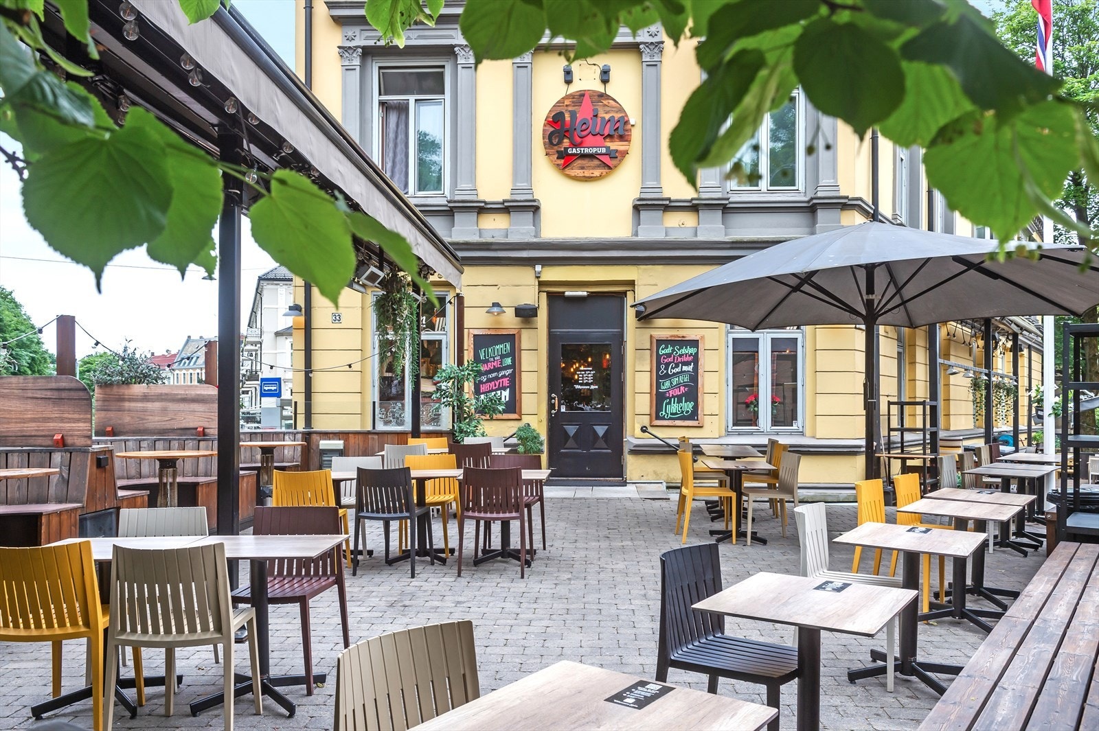 Populære Heim Gastropub med uteservering Galleribilde