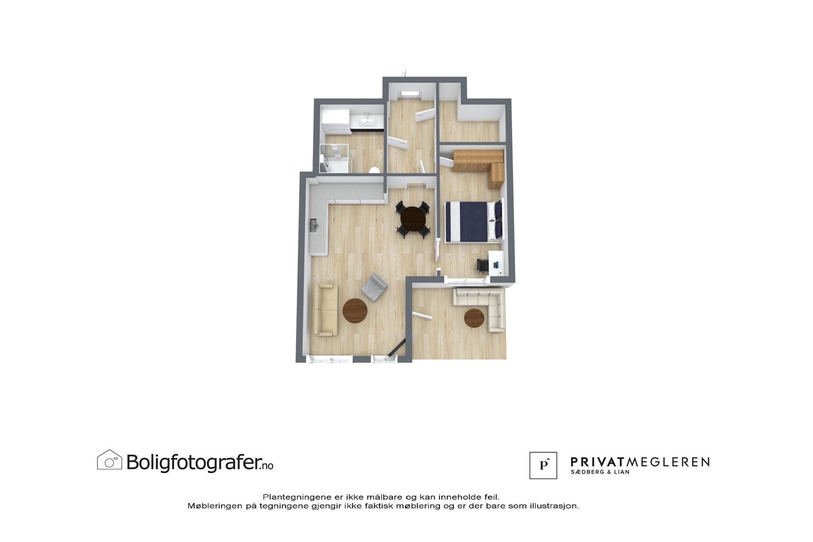 - 3D plantegning | Ikke målbart - Galleribilde