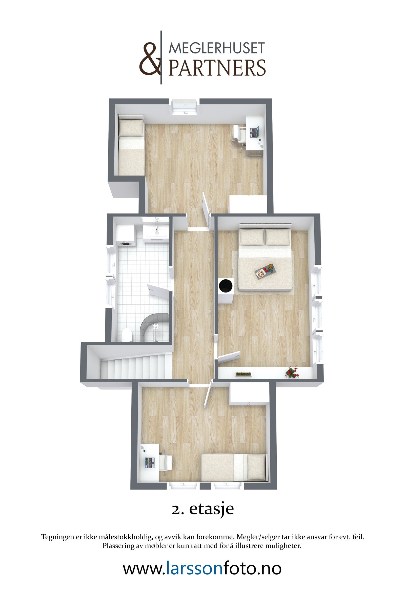 Plantegning 2. etasje Galleribilde