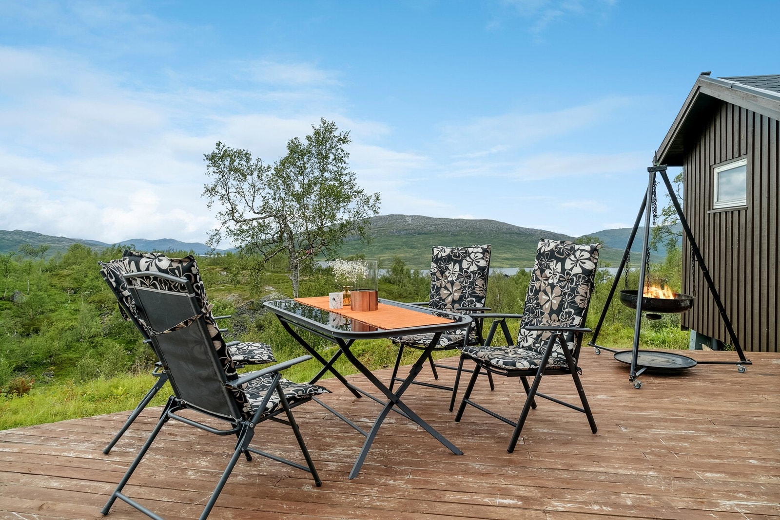 Herfra kan man nyte den flotte utsikten. Galleribilde