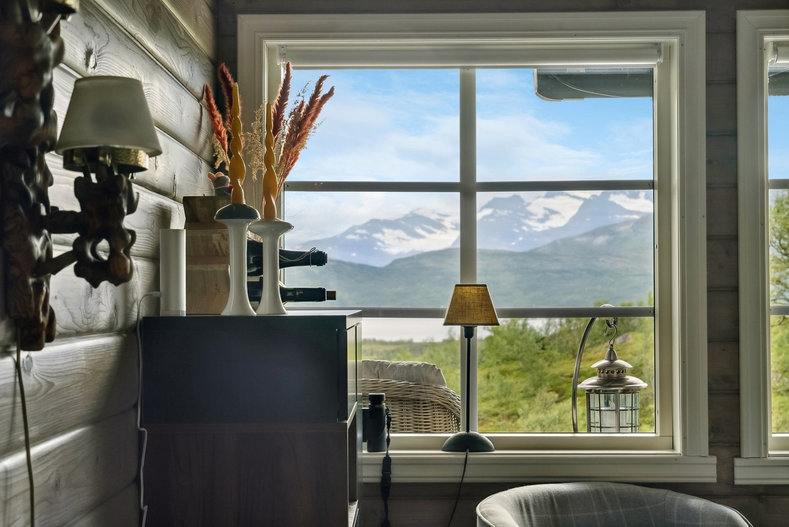 Flott utsikt fra stuen. Galleribilde