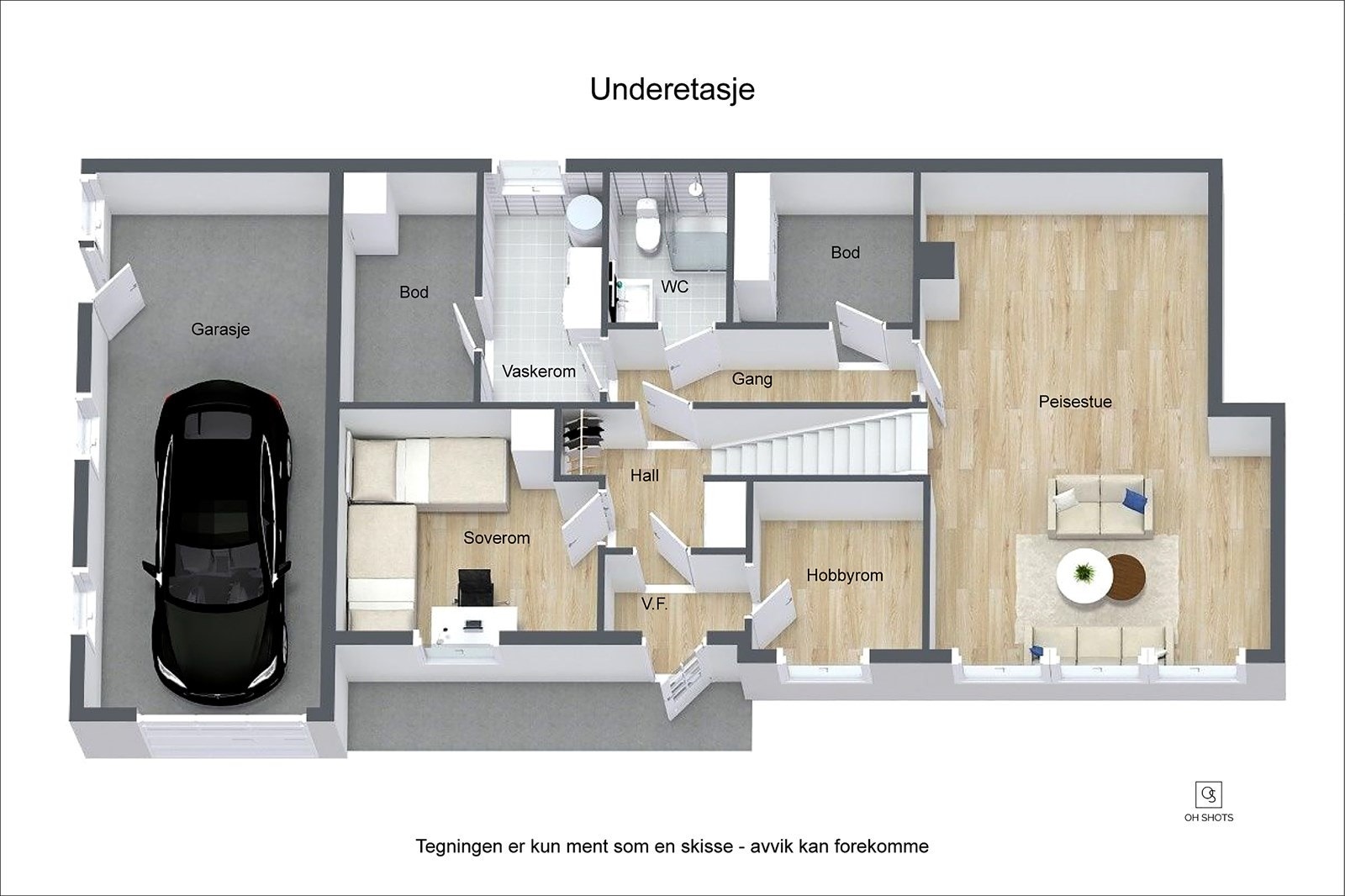 Underetasje Galleribilde