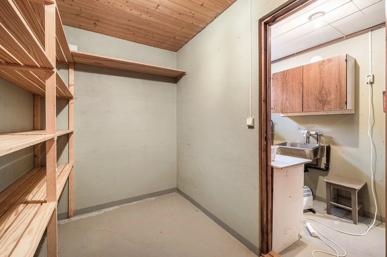 Boden har vært benyttet som matbod. Galleribilde