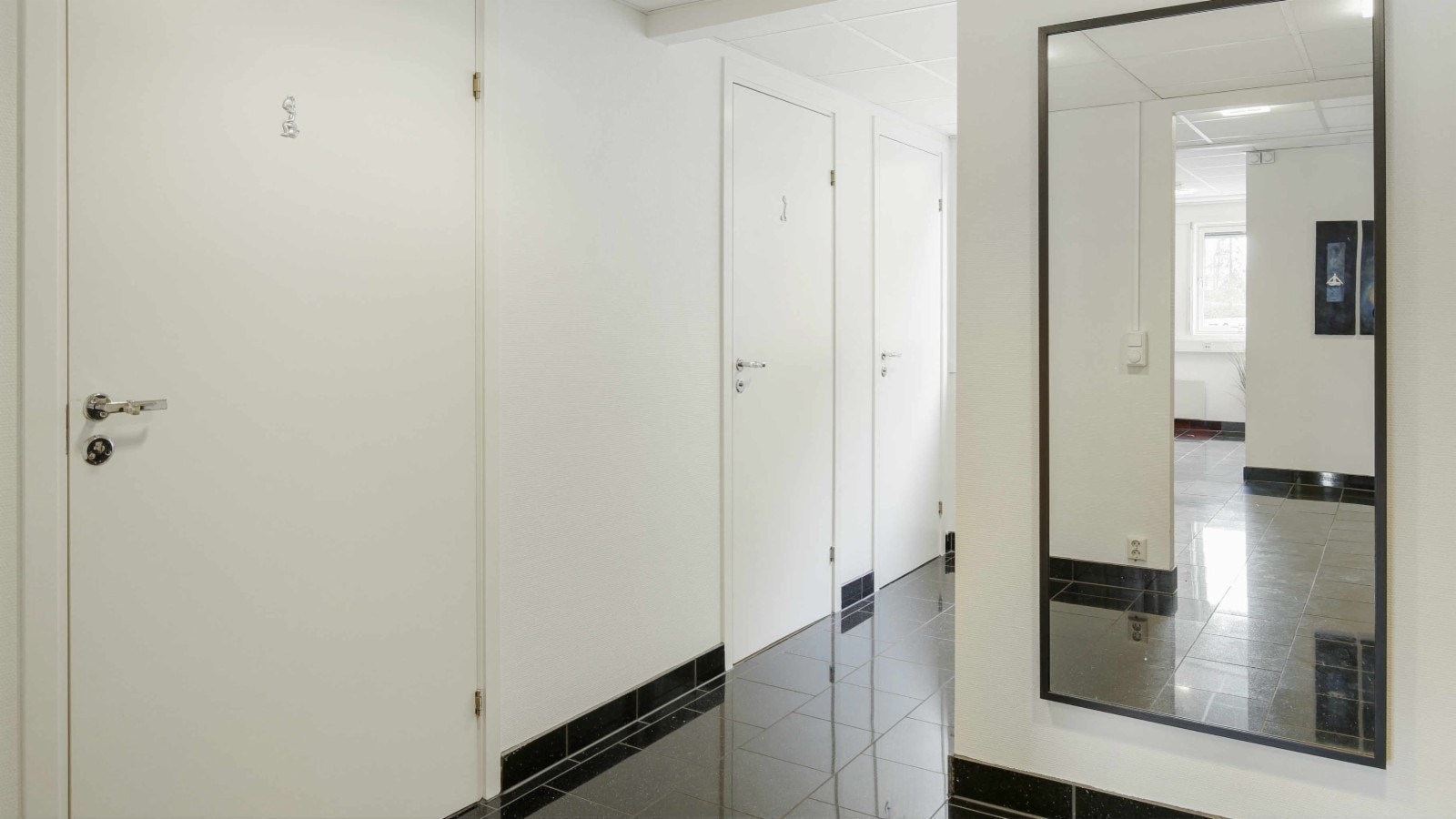Garderobe, toaletter og dusjer Galleribilde