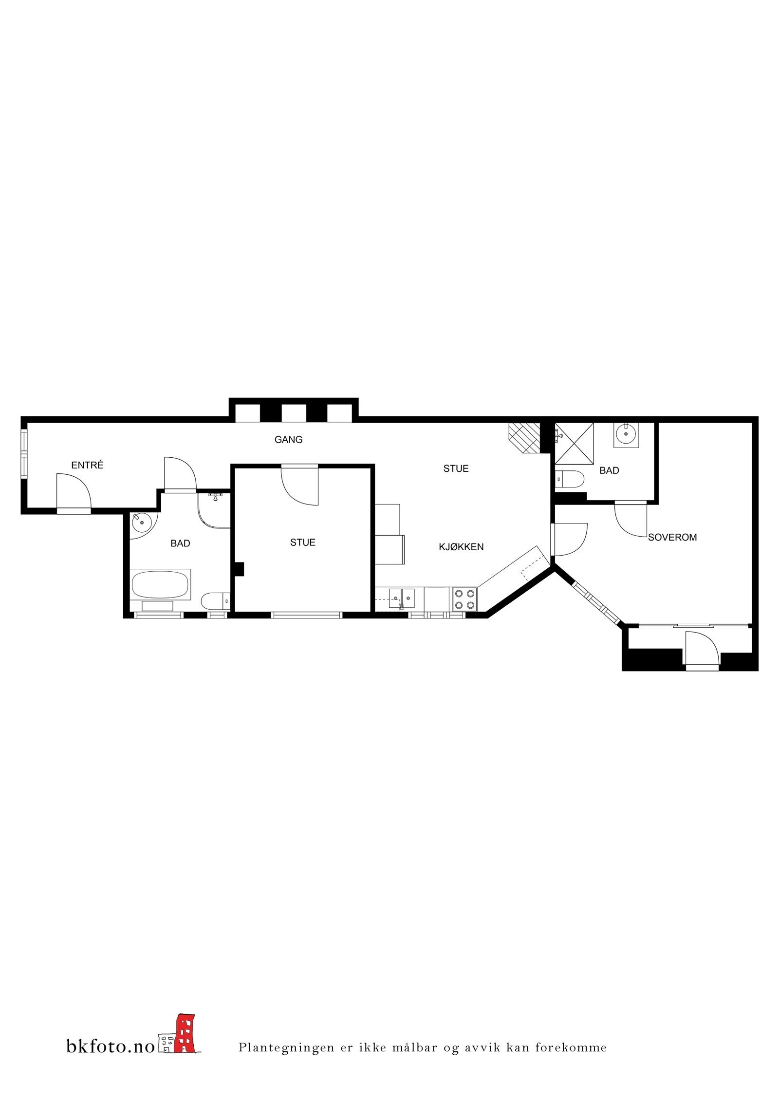 Plantegning Galleribilde