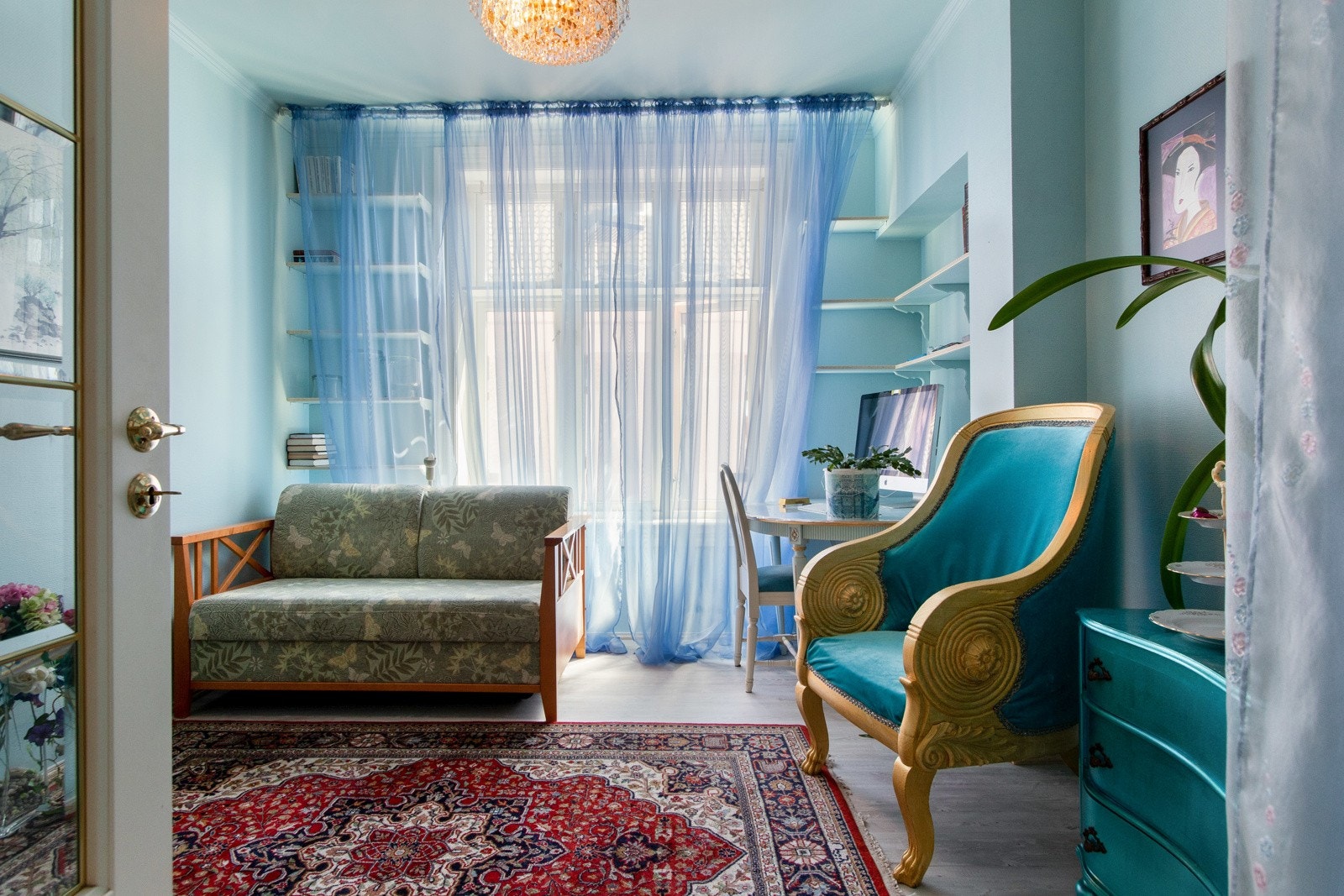 Soverom/stue Galleribilde