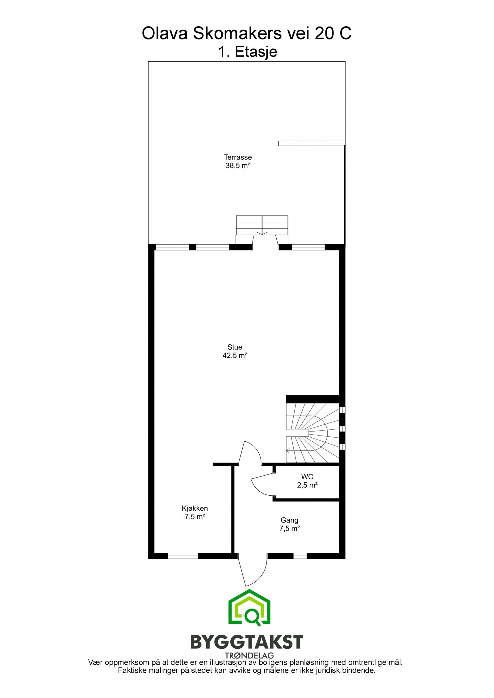 Planskisse 1. Etasje Galleribilde