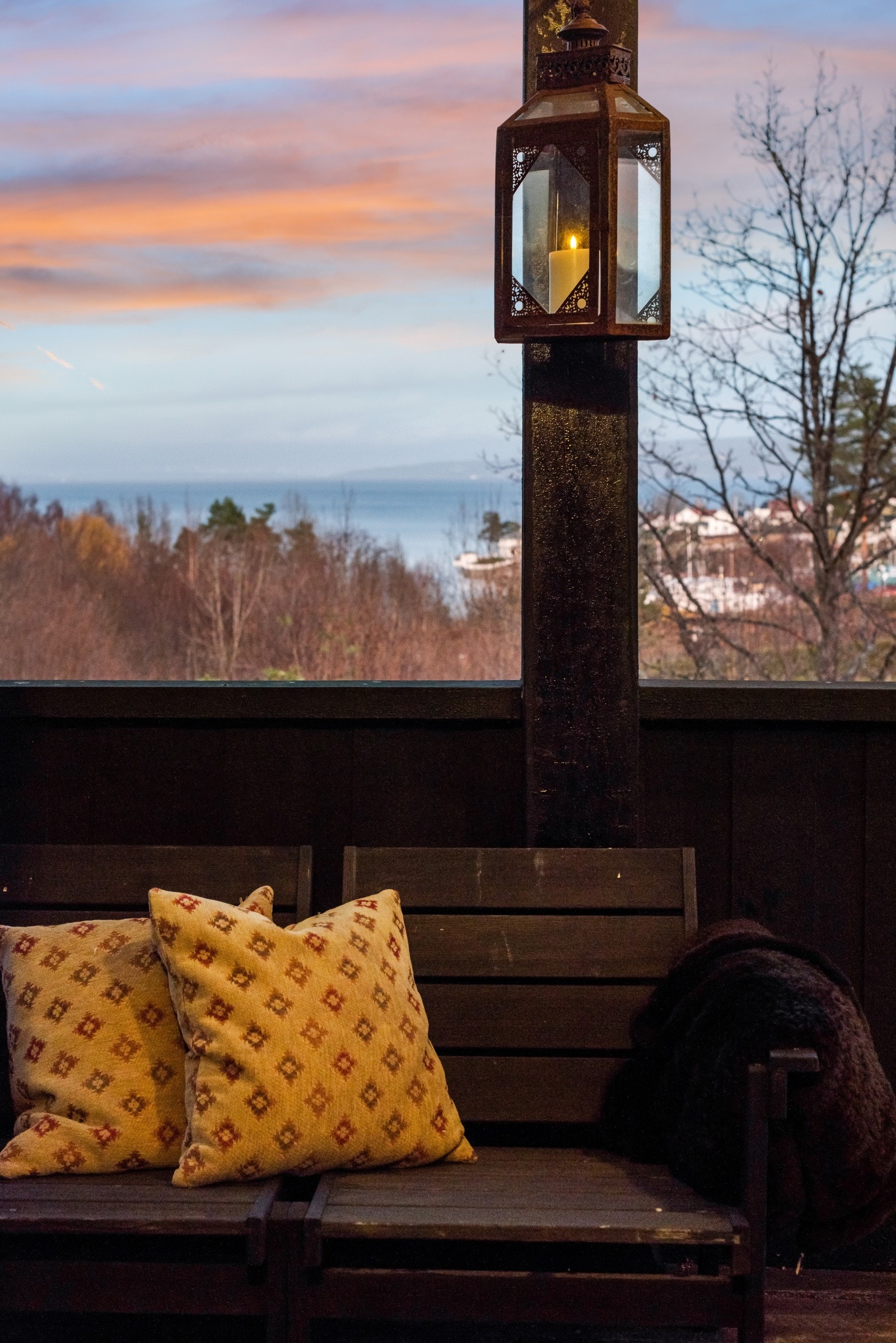 Stemningsbilde fra terrassen. Galleribilde