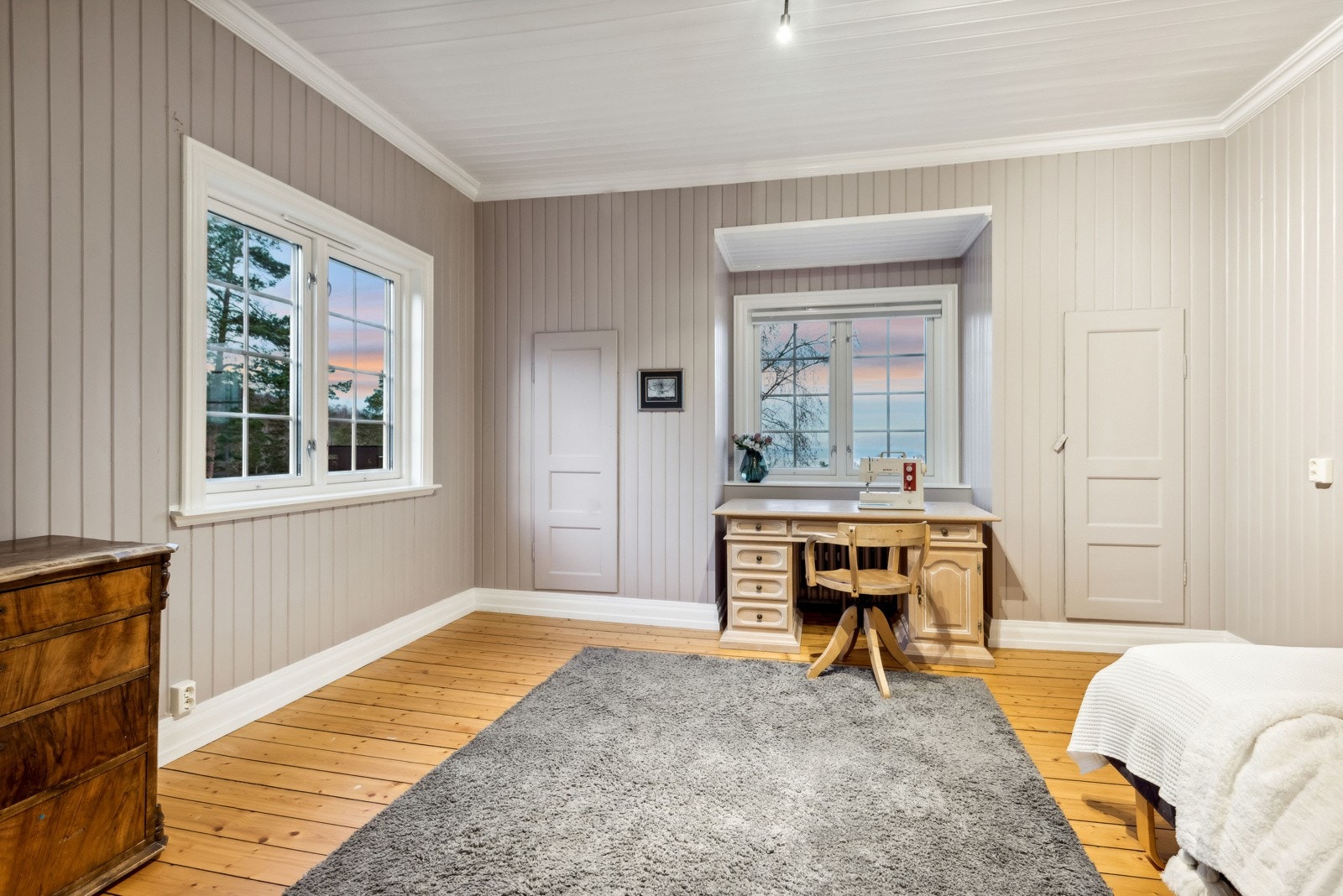 Soverommet funker perfekt som ungdomsrom. Galleribilde