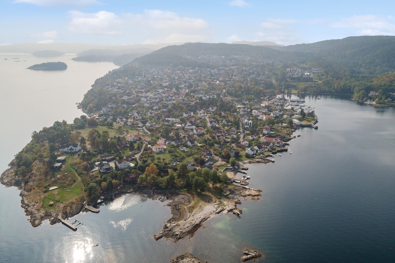 Nærsnes sett fra luften. Galleribilde
