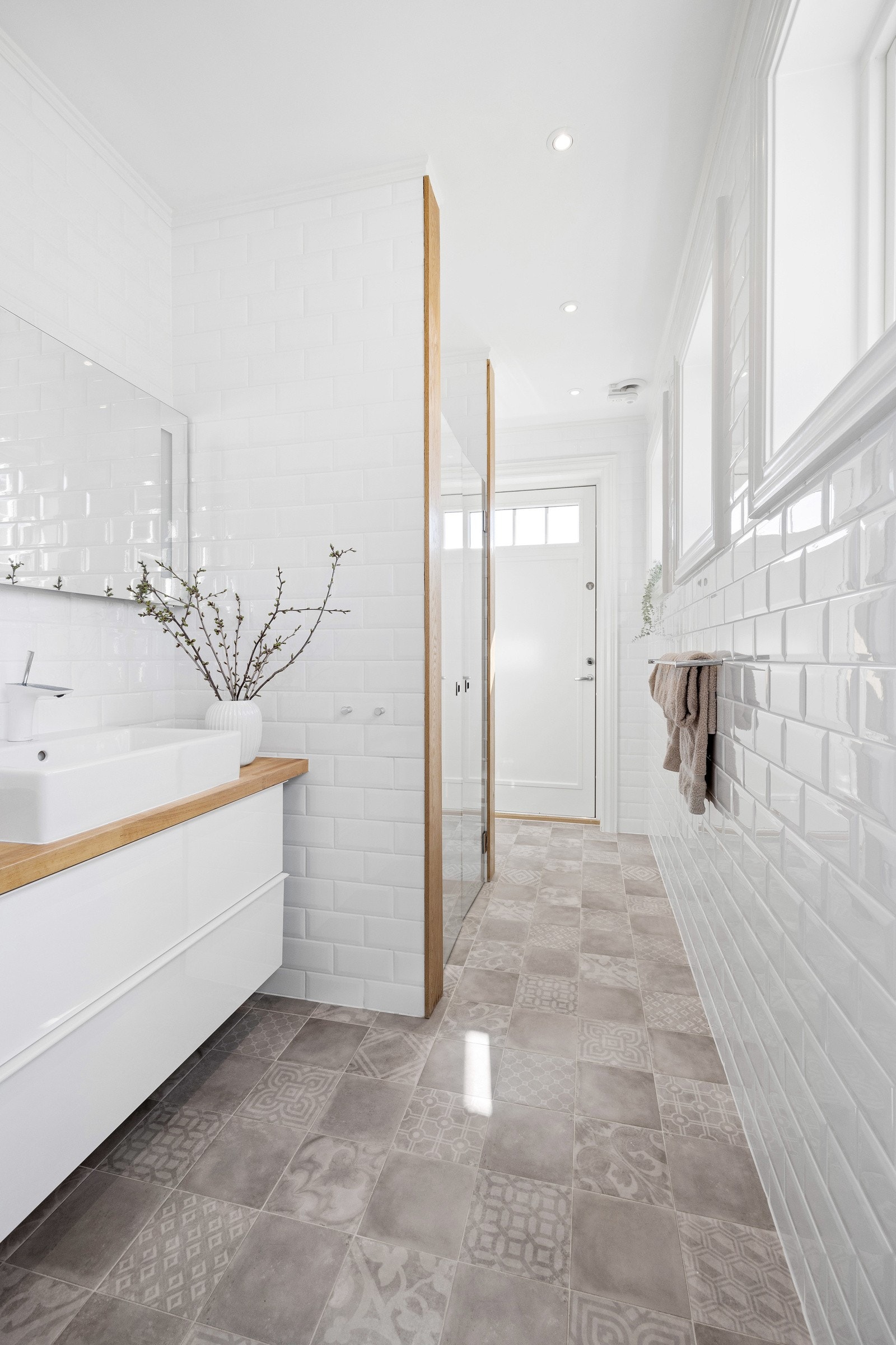 Fra badet er det også utgang ut. Galleribilde