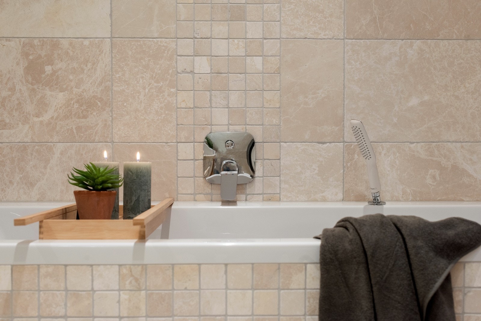 Her kan du nyte et deilig bad etter en lang dag. Galleribilde