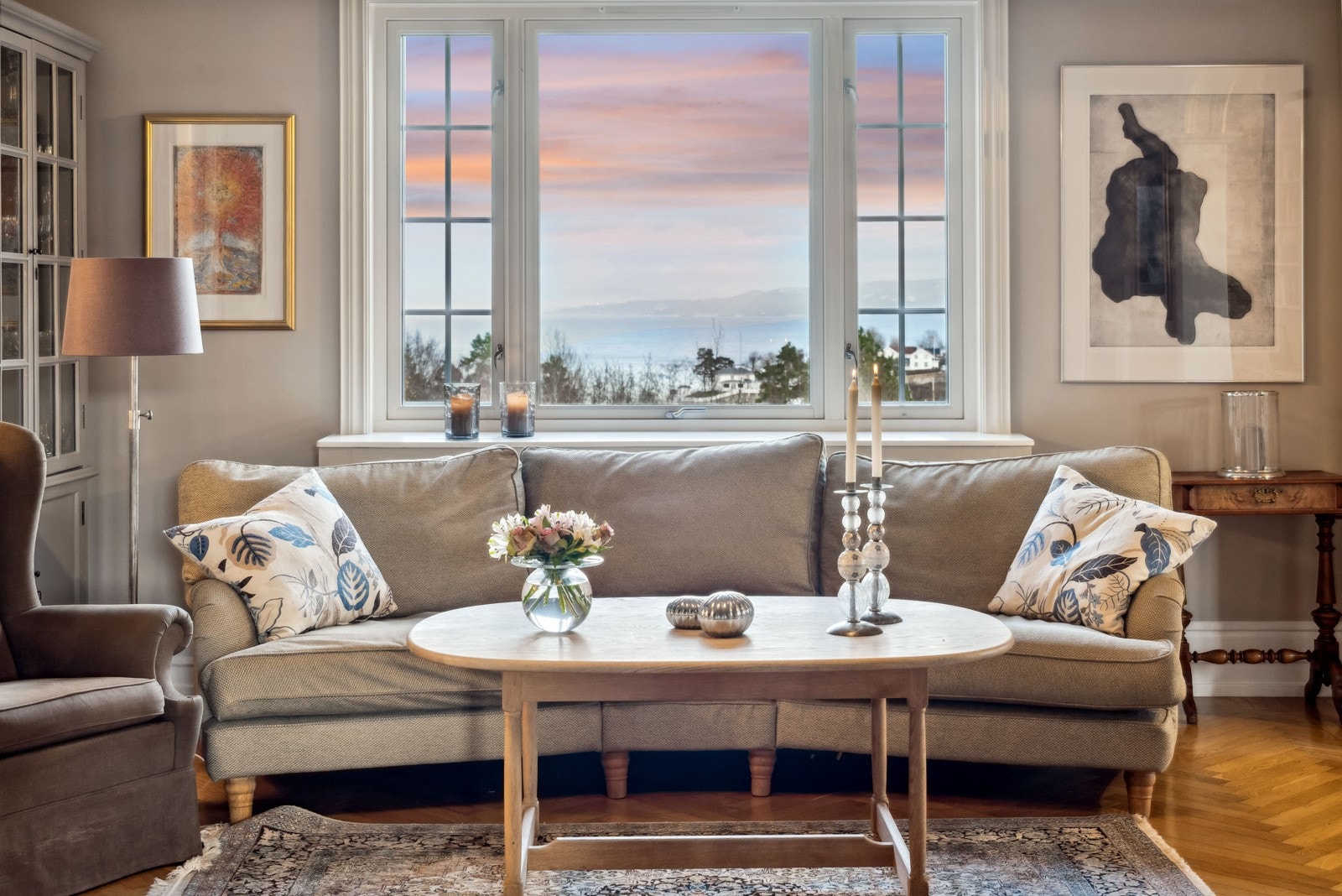 Her får du Oslofjorden rett inn i din egen stue. Galleribilde