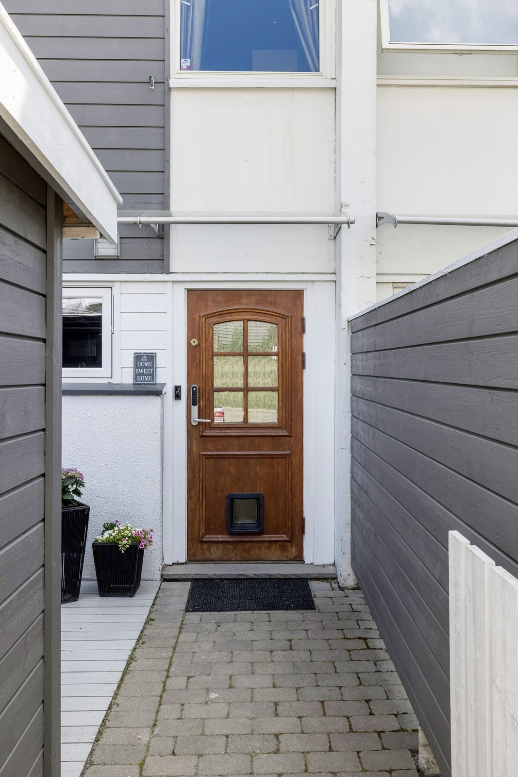 Inngangspartiet er skjermet Galleribilde