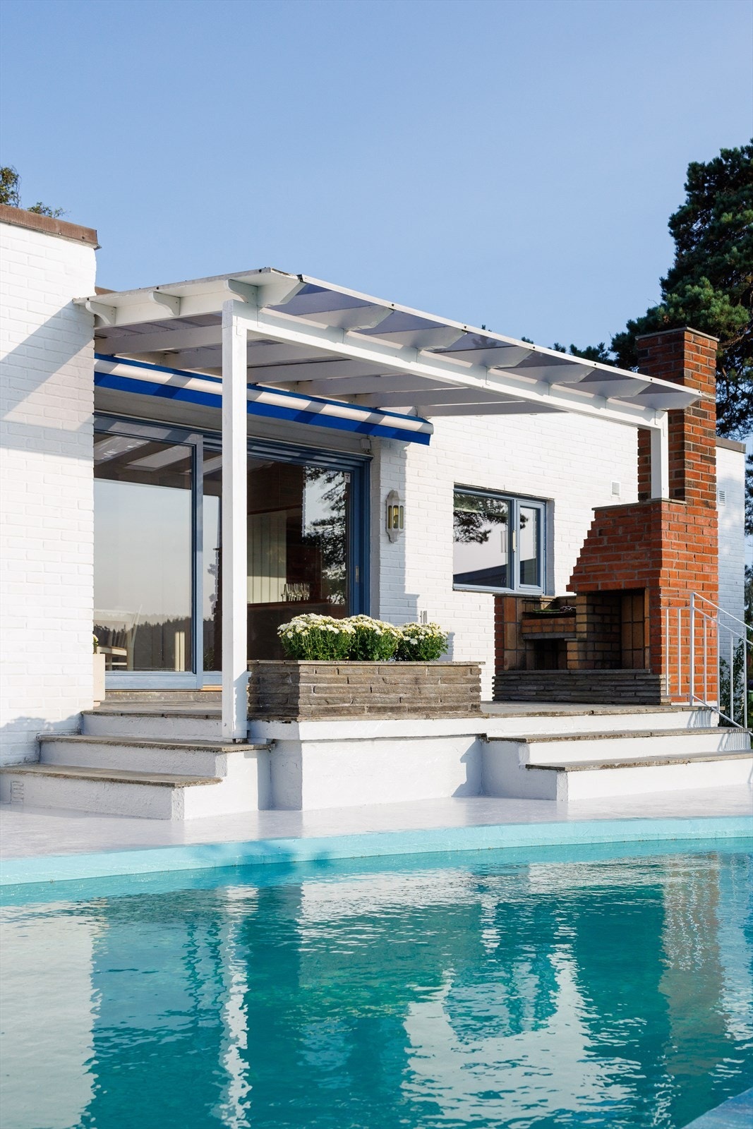 Overbygg på terrasse fra 1990. Galleribilde