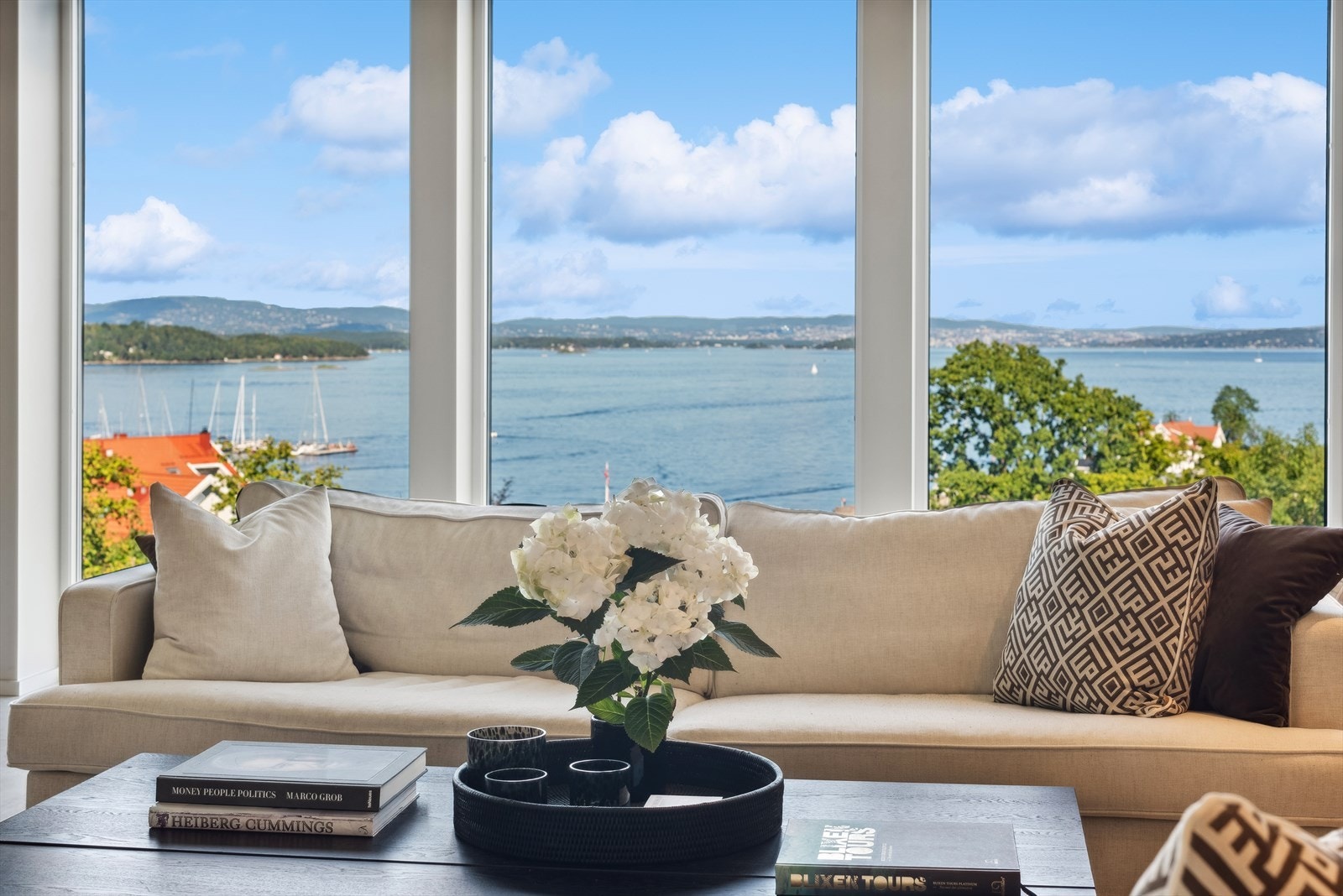 Panoramautsikt mot Oslo Galleribilde