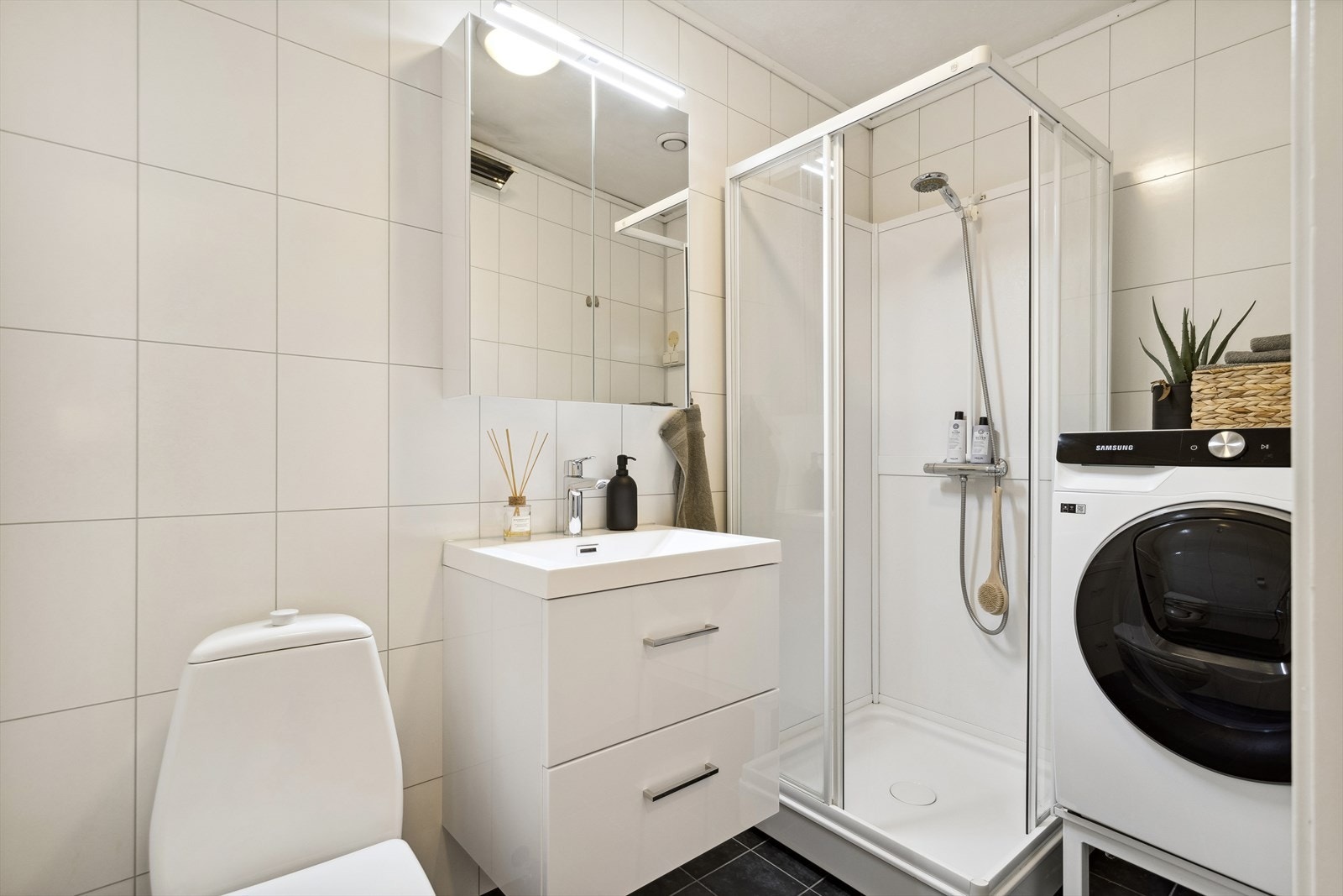 Flislagt bad fra 2014. Galleribilde