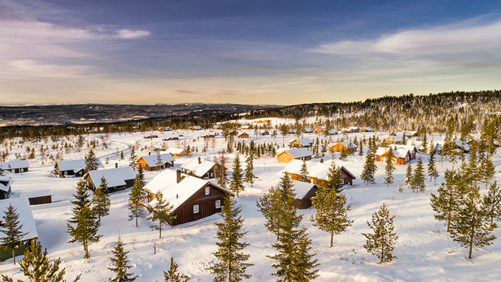 Foto fra tomteområdet på Lygnalia Galleribilde