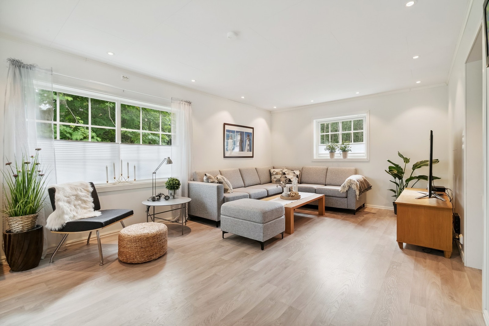 Stuen gir god plass for flere soner. Galleribilde