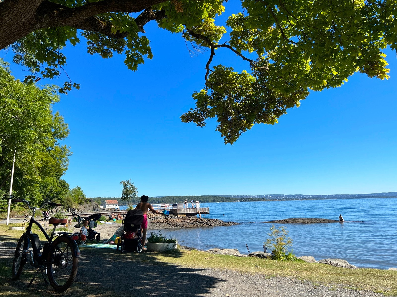 Kort avstand fra leiligheten til idylliske Fornebukta Galleribilde