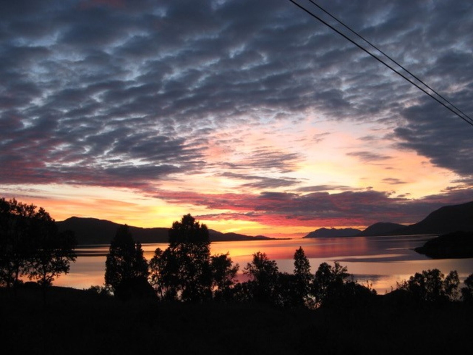 Utsikt sommerstid Galleribilde