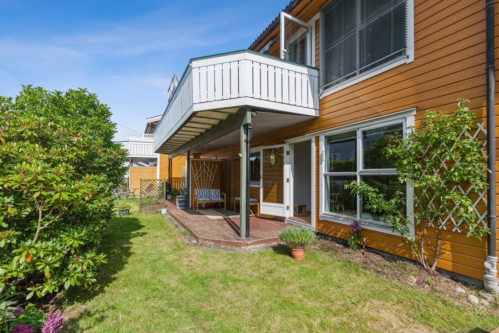 Her kan du nyte de lange, lyse sommerkveldene med grilling og hyggelig selskap. Galleribilde