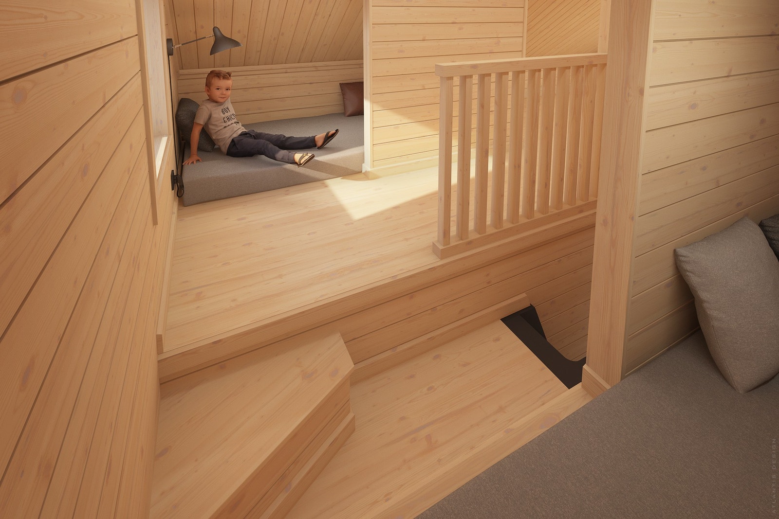 3D skisser av Lillebror Galleribilde