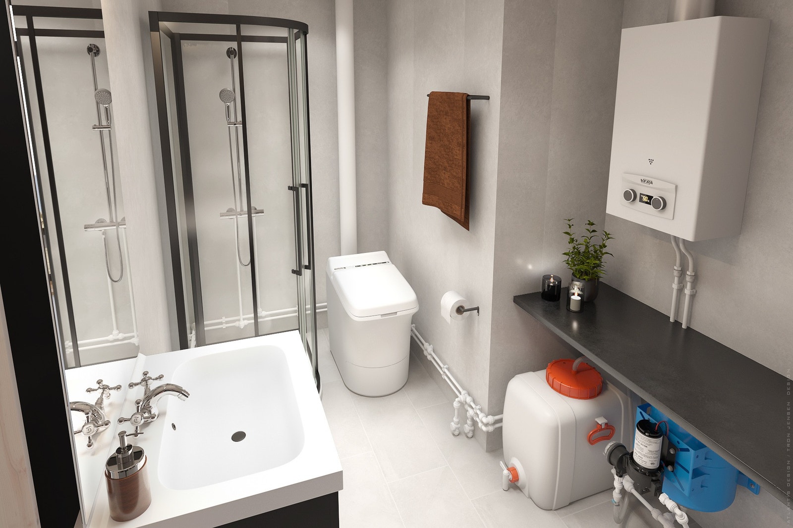 3D skisser av Lillebror Galleribilde