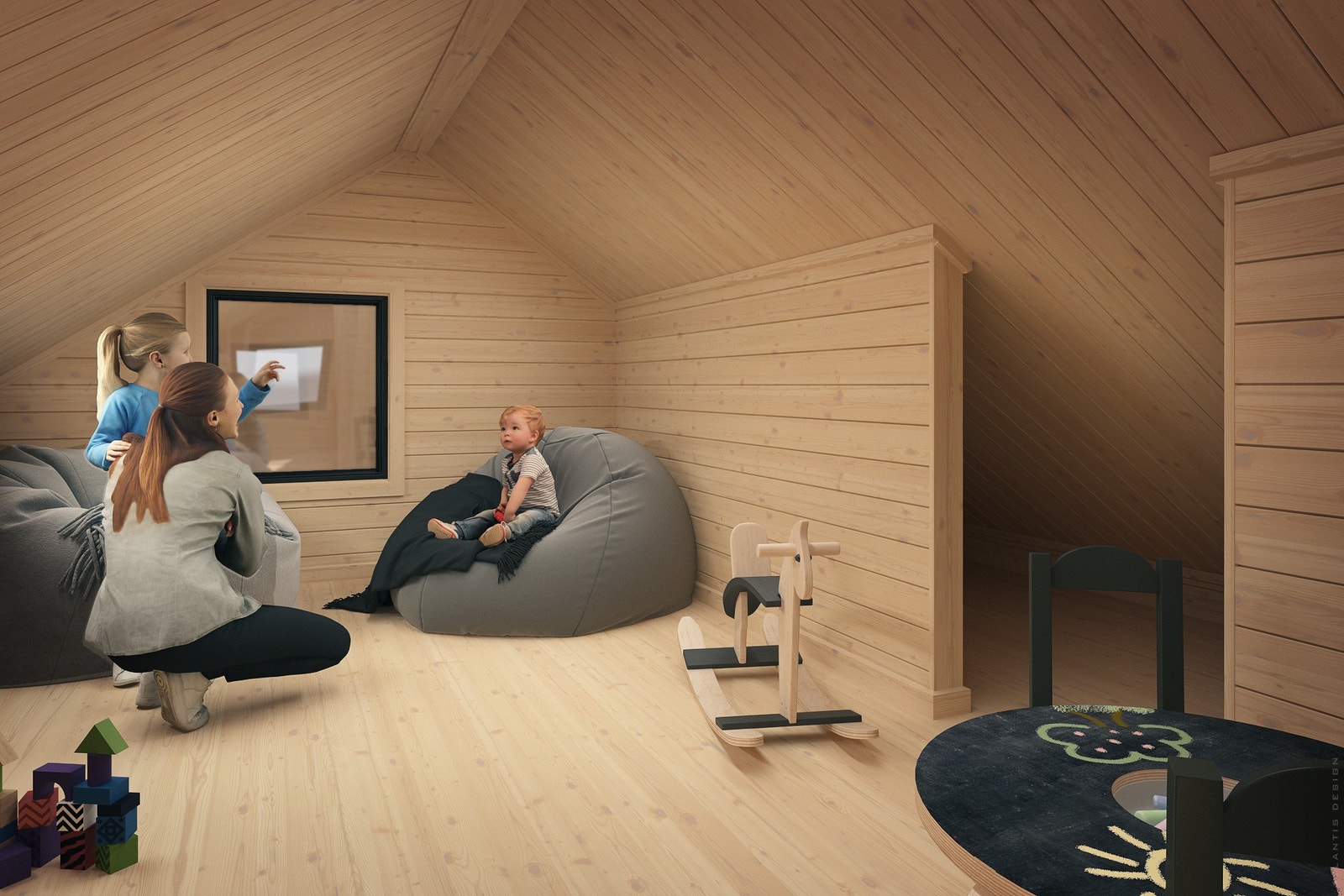 3D skisser av Lillebror Galleribilde