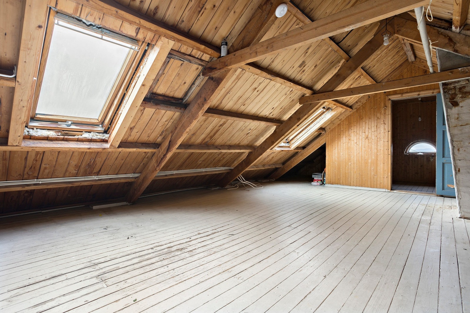 Uinnredet loft på 46 kvm med potensiale. Galleribilde