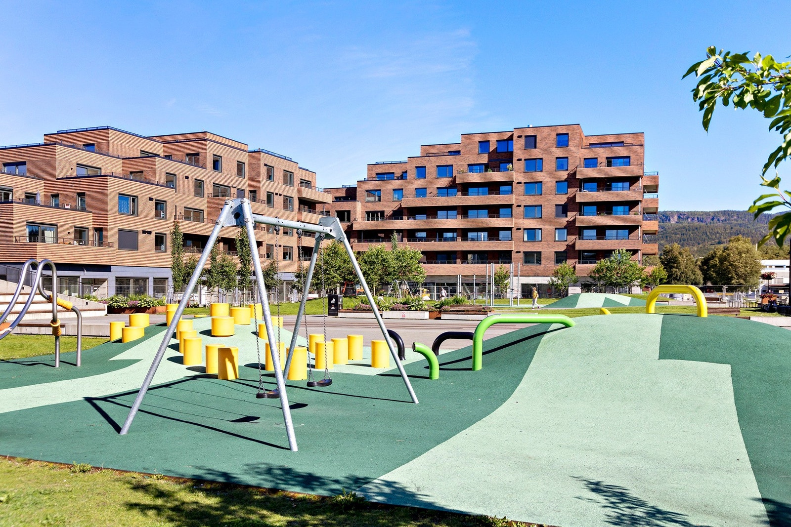 Kimenparken er et trivelig uteområde, for både små og store. Galleribilde